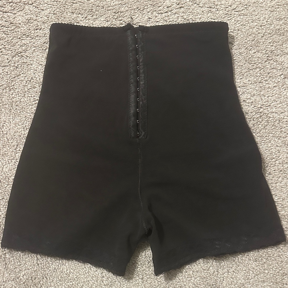 High-Waisted tummy tuck faja Black